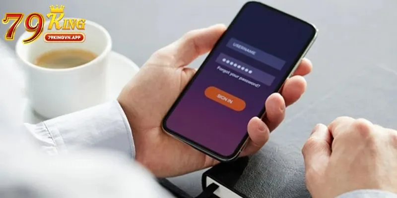 Đăng nhập acc 79king trên điện thoại