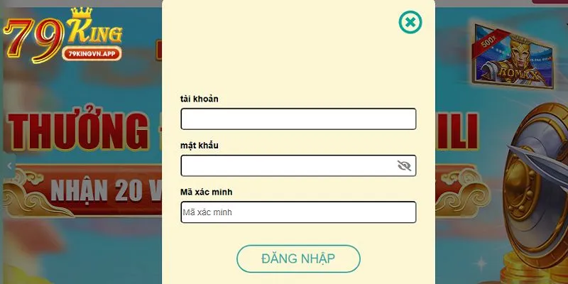Đăng nhập 79king trên PC, laptop