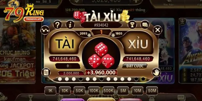 Tài xỉu 79king và luật chơi cơ bản