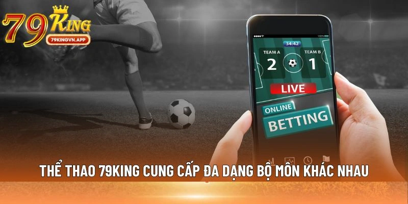 Thể thao 79king cung cấp đa dạng bộ môn khác nhau